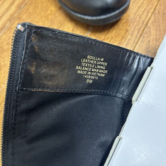 Bandolino Womens Size 8M Black Leather Zip Buckle Knee High Fashion Boots - Picture 8 of 11